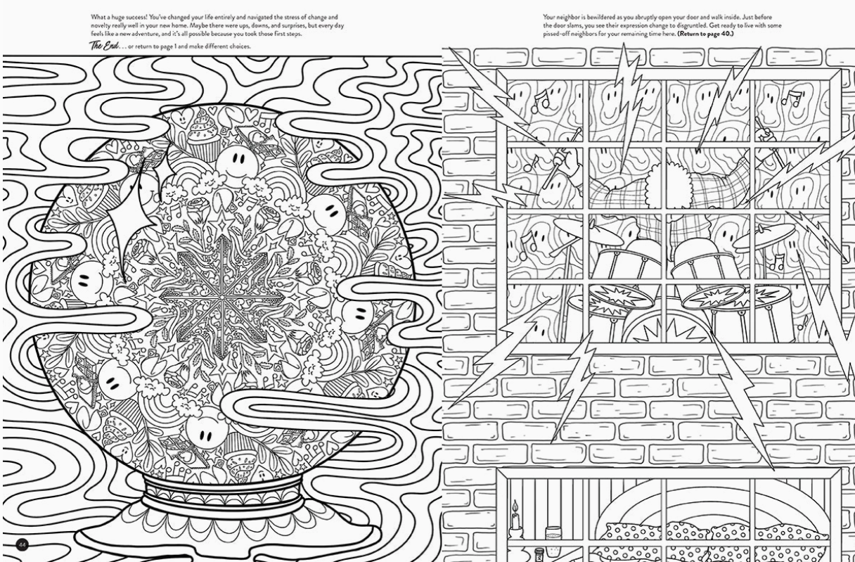Coloring Book - F*Cking Go For It: A Not-So-Mindful