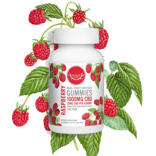 WYLD Raspberry CBD Gummies