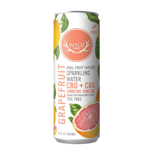 WYLD Grapefruit CBD+CBG Sparkling Water