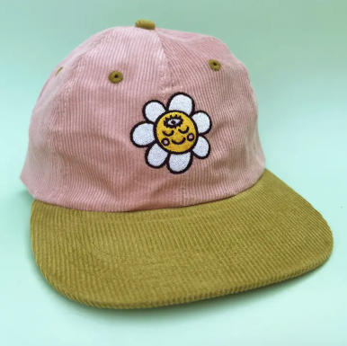 Wokeface - Daisy Face Corduroy Hat