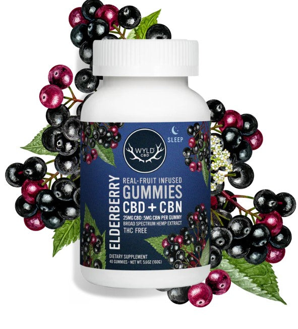 WYLD Elderberry CBN+CBD Gummies