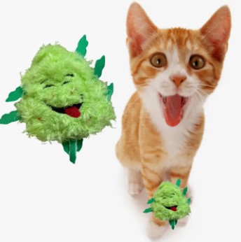 Paw 20 Pet Toy - Bud Jr. the Weed Nug Cat Toy