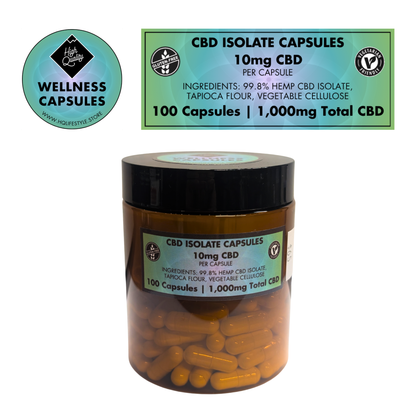 High Quality 10mg CBD Isolate Capsules