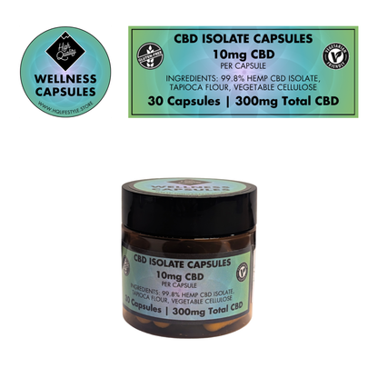 High Quality 10mg CBD Isolate Capsules