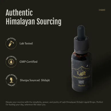 Lajit Gold - Lajit Himalayan Shilajit Liquid Drops