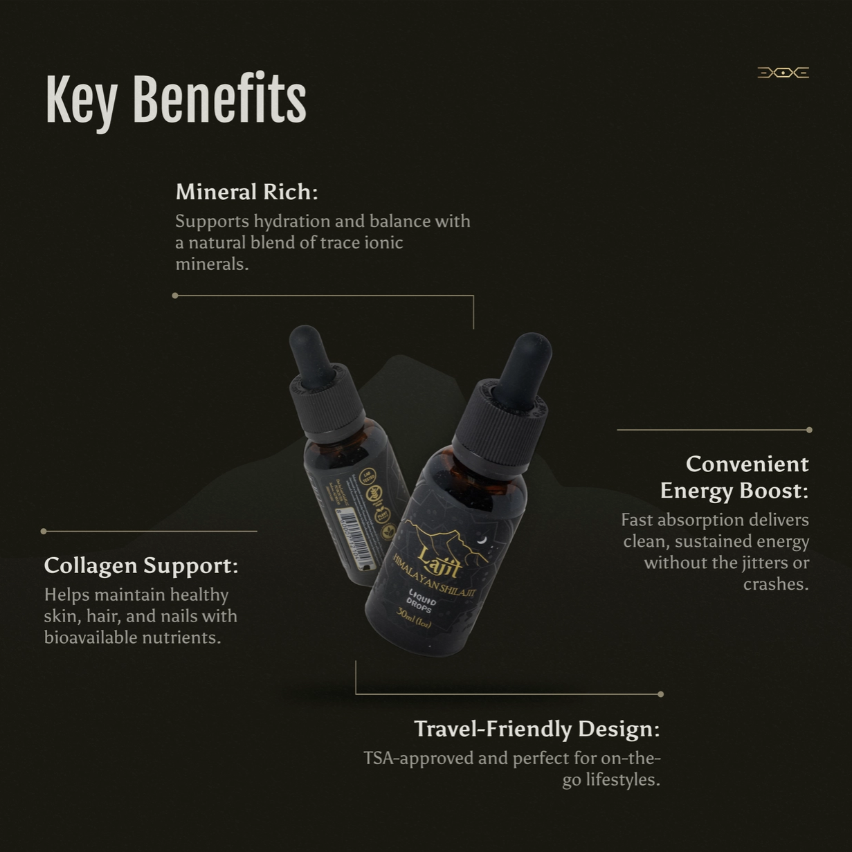 Lajit Gold - Lajit Himalayan Shilajit Liquid Drops