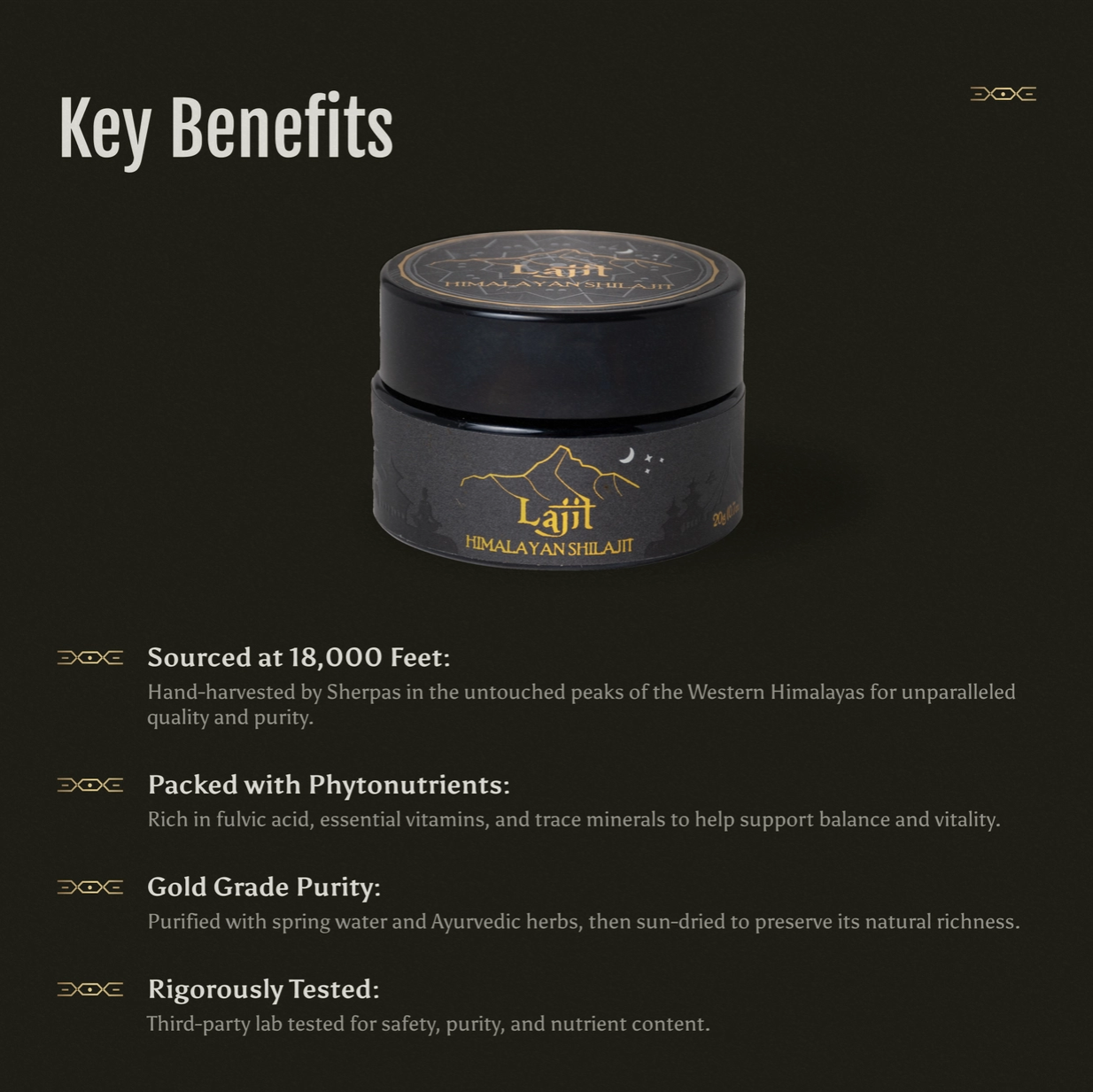 Lajit Gold - Lajit Himalayan Shilajit Resin