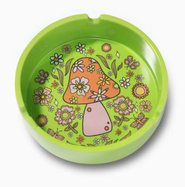 Retro Mushroom Floral Ashtray