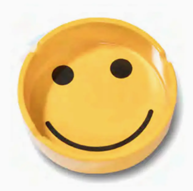 Smiley Face Retro Ashtray