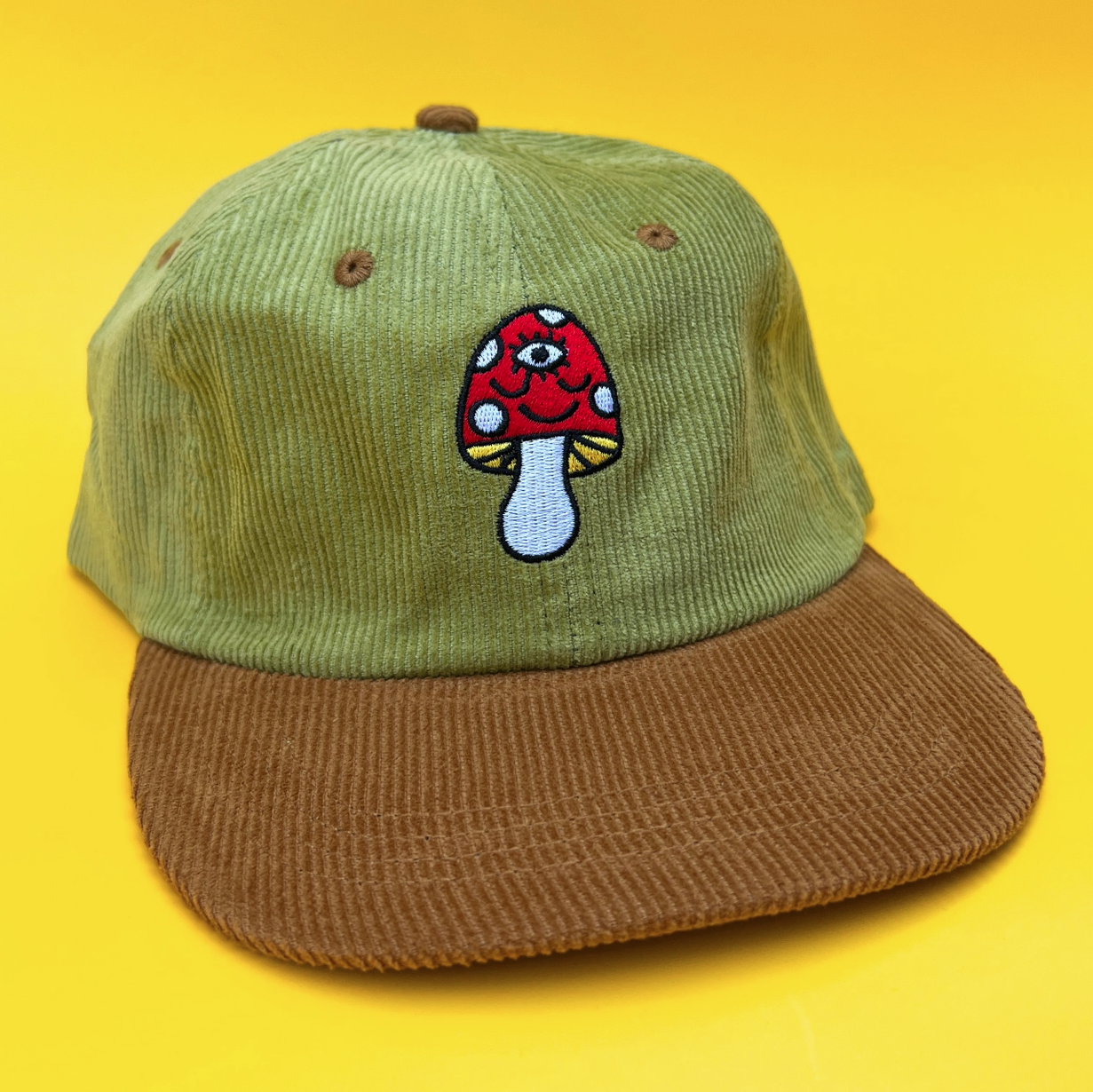 Wokeface - Mushroom Corduroy Hat