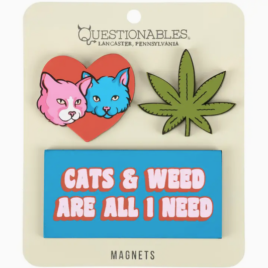 Cats & Weed Magnet