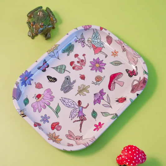 Canna Style Cottage Core Rolling Tray
